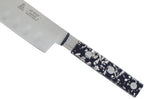 Couteau santoku Au Nain Pépite lame forgée alvéolée 20cm
