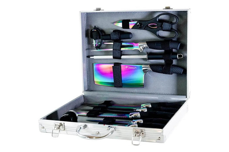 Valise 12 pièces Pradel Excellence lames revêtement titane
