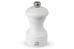 Moulin à sel sec manuel Peugeot Bistro en bois de hêtre blanc mat 10cm