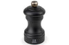 Moulin à poivre manuel Peugeot Bistro en bois de hêtre noir mat 10cm