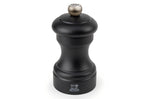Moulin à sel sec manuel Peugeot Bistro en bois de hêtre noir mat 10cm