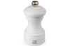 Moulin à poivre manuel Peugeot Bistro en bois de hêtre blanc mat 10cm