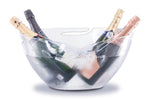 Grand seau à champagne transparent Pulltex avec poignées