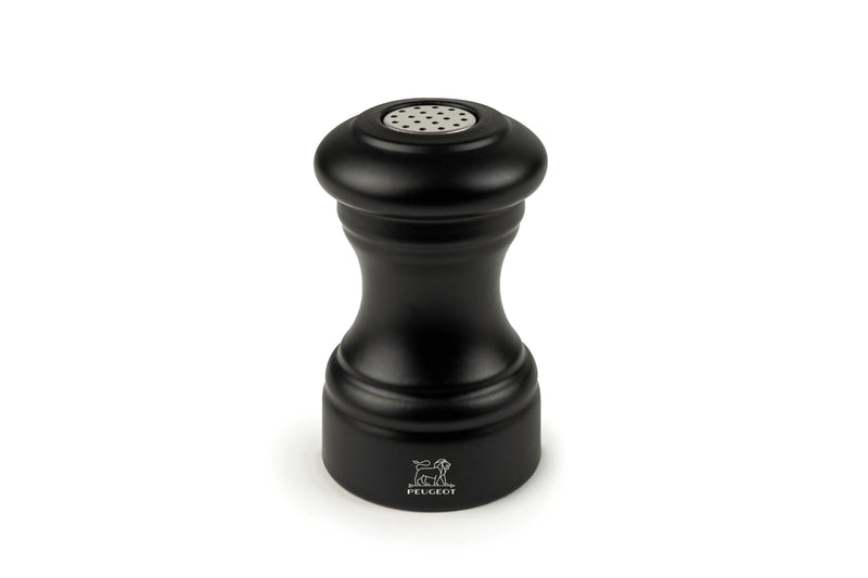 Salière Peugeot Bistro en bois de hêtre noir mat 9cm