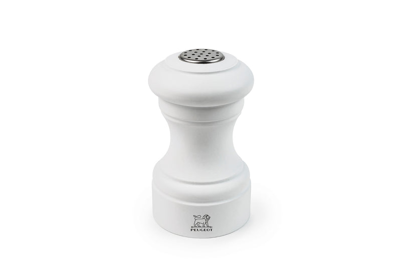 Salière Peugeot Bistro en bois de hêtre blanc mat 9cm