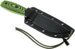 Couteau Esee 4 4PVG-007 lame carbone 11,6cm manche G10 vert et noir + étui
