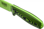 Couteau Esee 4 4PVG-007 lame carbone 11,6cm manche G10 vert et noir + étui