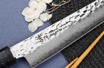 Couteau sujihiki 24cm japonais Sakai Takayuki Kashi Urushi VG10 damas
