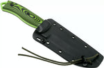 Couteau Esee 5 5PVG-007 lame carbone 13,2cm manche G10 vert et noir + étui