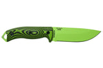 Couteau Esee 5 5PVG-007 lame carbone 13,2cm manche G10 vert et noir + étui