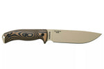 Couteau Esee 6 6PDT-005 lame carbone 16,5cm manche G10 Coyote et noir + étui