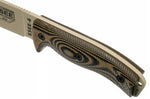Couteau Esee 6 6PDT-005 lame carbone 16,5cm manche G10 Coyote et noir + étui