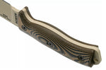 Couteau Esee 6 6PDT-005 lame carbone 16,5cm manche G10 Coyote et noir + étui