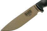 Couteau Esee 6 6PDE-001 lame acier carbone 16,5cm manche G10 noir + étui