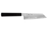 Couteau santoku kiritsuke japonais artisanal Kagekiyo Yoshikazu Tanaka Damas Aogami 18cm