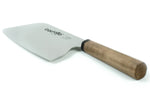 Couteau artisanal spécial 18cm Ambrogio Sanelli Cortello manche en noyer massif
