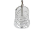Moulin à sel sec manuel Peugeot Ouessant en inox et acrylique 14cm