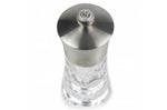 Moulin à sel sec manuel Peugeot Ouessant en inox et acrylique 14cm