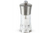 Moulin à sel sec manuel Peugeot Ouessant en inox et acrylique 14cm