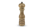Moulin à sel sec manuel Peugeot Paris Antique en bois de hêtre patiné - 22 cm