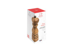 Moulin à sel sec manuel Peugeot Paris Antique en bois de hêtre patiné - 18 cm
