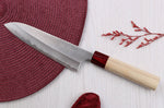 Couteau de chef 18cm japonais artisanal Masakage Yuki Shirogami 2