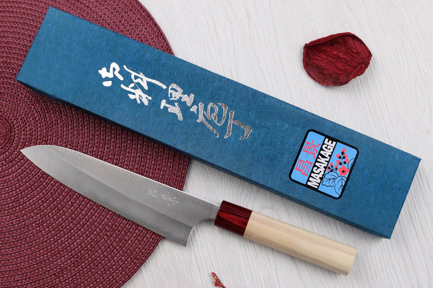 Couteau de chef 18cm japonais artisanal Masakage Yuki Shirogami 2