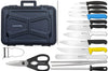 Valise à couteaux Ambrogio Sanelli Caravel Compact 9 couteaux Supra + 5 accessoires
