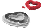 Moule silicone 3D Silikomart Heartbeat forme cœur torsadé