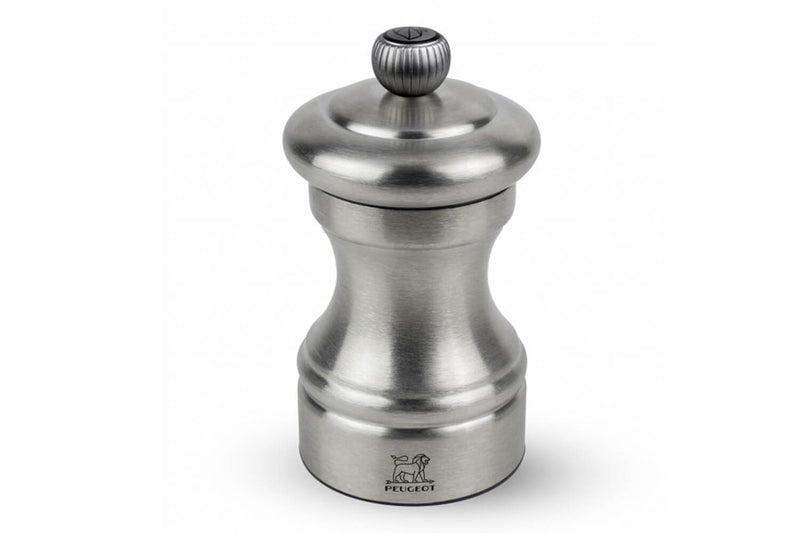 Moulin à sel sec manuel Peugeot Bistro Chef en inox 10cm