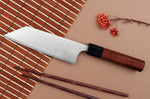 Couteau ko-bunka japonais artisanal Shibata Koutetsu R2 14cm