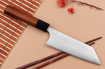 Couteau ko-bunka japonais artisanal Shibata Koutetsu R2 14cm