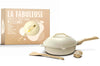 Poêle antiadhérente Cookut La Fabuleuse 8-en-1 meringue - 28cm
