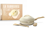 Poêle antiadhérente Cookut La Fabuleuse 8-en-1 meringue - 28cm