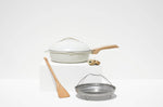 Poêle antiadhérente Cookut La Fabuleuse 8-en-1 meringue - 28cm