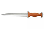 Couteau Böker Swiss Dagger 121553 lame en acier 21,9cm manche en bois de cerisier + étui en métal