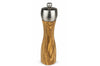 Moulin à poivre manuel Peugeot Fidji en bois d'olivier et inox - 20 cm