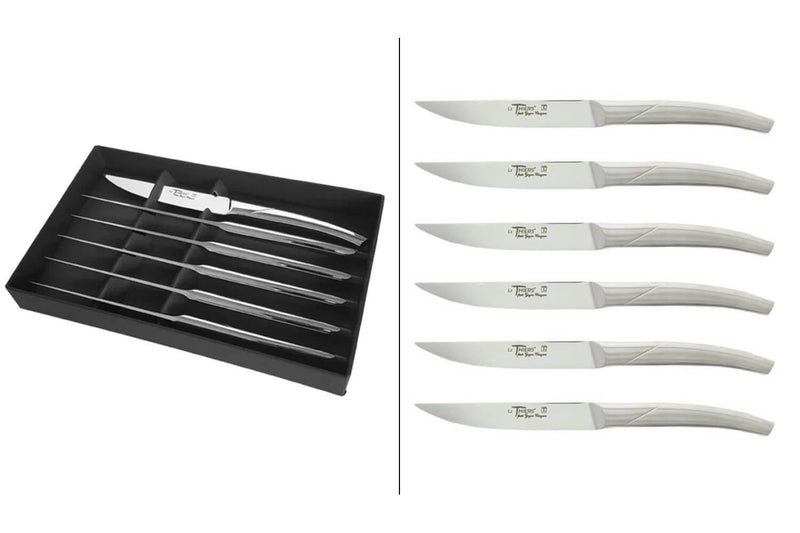 Coffret 6 couteaux de table forgés monobloc Le Thiers Goyon-Chazeau