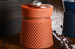 Moulin à poivre manuel Peugeot Bali Fonte en fonte orange 8cm