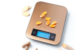 Balance de cuisine digitale Zassenhaus Pure en acier inox capacité 10kg - Cuivre