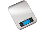 Balance de cuisine digitale Zassenhaus Pure en acier inox capacité 10kg - Inox