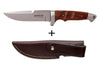 Couteau Böker Vollintegral 2.0 121585 lame en acier 11,8cm manche en bois + étui en cuir