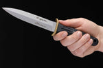 Couteau Böker Applegate Fairbairn Combat II 120543AF lame en acier 15cm manche synthétique noir + étui en kydex