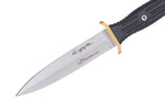 Couteau Böker Applegate Fairbairn Combat II 120543AF lame en acier 15cm manche synthétique noir + étui en kydex