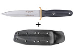 Couteau Böker Applegate Fairbairn Combat II 120543AF lame en acier 15cm manche synthétique noir + étui en kydex