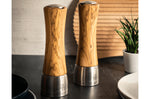 Moulin à poivre manuel Peugeot Madras U'Select en bois d'olivier et inox - 21 cm