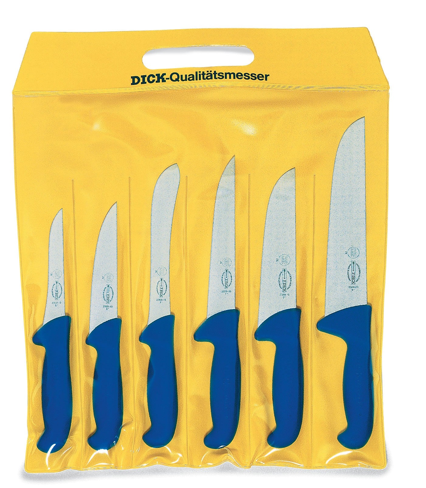 Pochette de 6 couteaux de boucher DICK ERGOGRIP acier NSF