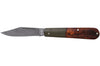 Couteau pliant Böker Barlow Integral Leopard 100501DAM manche en micarta noir et bois de fer 8,5cm + étui en feutre