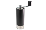 Moulin à poivre à manivelle Peugeot Isen U'Select en inox et bois de hêtre noir 18cm