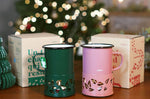 Mug à thé Cookut Sixtea chauffé à la bougie rose